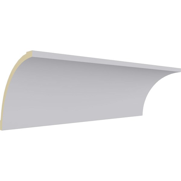 Ekena Millwork 8 1/2"H x 8 1/2"P x 12"F x 94 1/2"L Medway Traditional Smooth Crown Moulding - MLD08X08X12ME