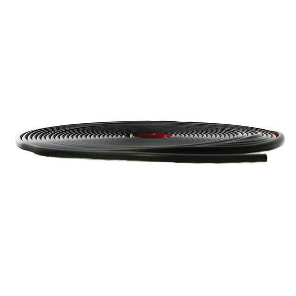 Protekto Trim 3/8in HALF RND BLACK 20'  KIT - 37-631