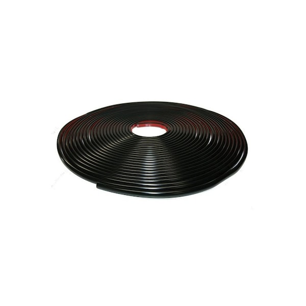 Protekto Trim 3/8in HALF RND BLACK 20'  KIT - 37-631