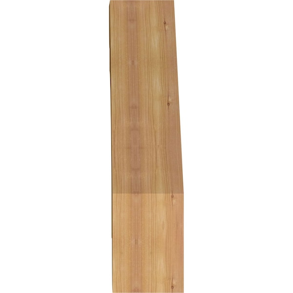 Ekena Millwork 6"W x 18"D x 26"H Olympic Rough Sawn Knee Brace, Western Red Cedar - BRC06X18X26OLY00RWR