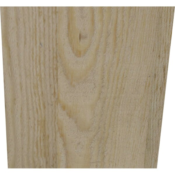 Ekena Millwork 6"W x 6"D x 6"H Traditional Rough Sawn Knee Brace, Douglas Fir - BRC06X06X06TRA00RDF