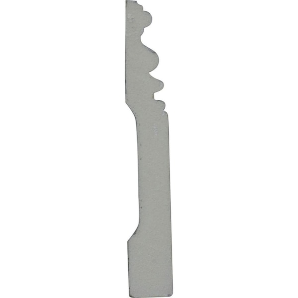 Ekena Millwork Baseboard Molding, 12 in L, 5 in H, Factory Primed - SAMPLE-BBD05X01CL