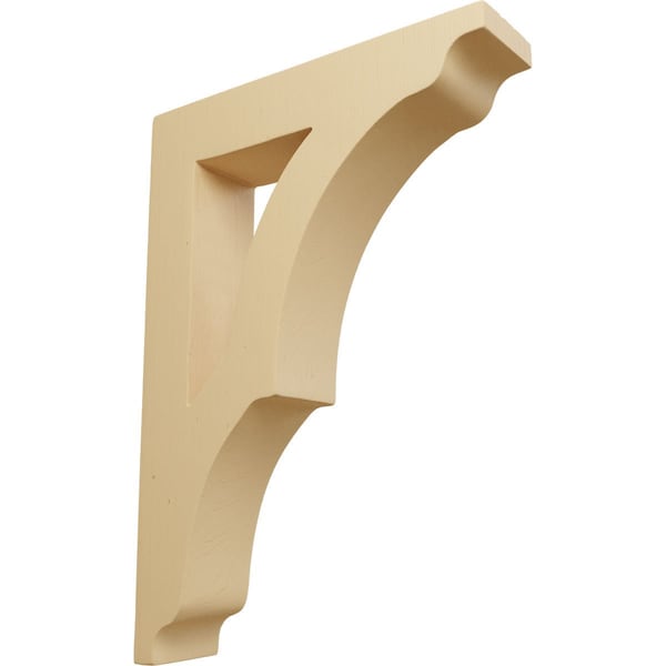 Ekena Millwork 1 3/4"W x 7 1/2"D x 10 1/2"H Medium Avila Wood Bracket, Alder - BKTW01X07X10AVAL