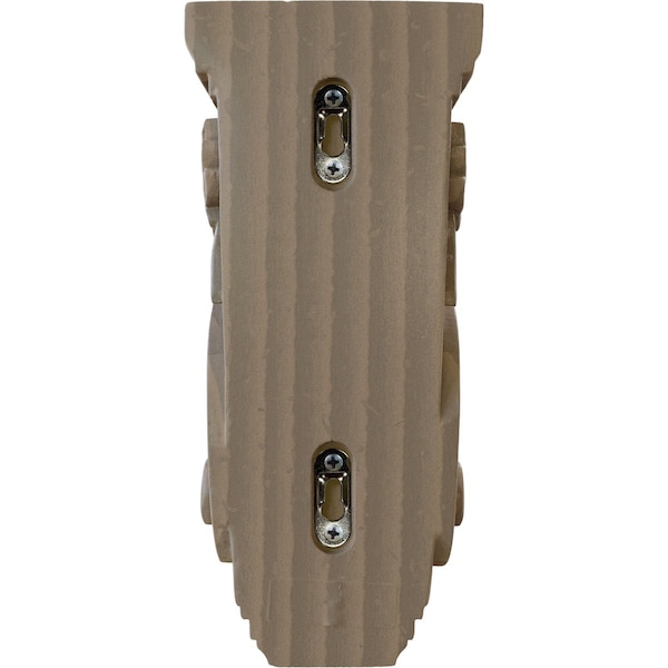 Ekena Millwork 4 1/2"W x 5"D x 10"H Medium Traditional Acanthus Corbel, Walnut - CORW04X05X10TAWA
