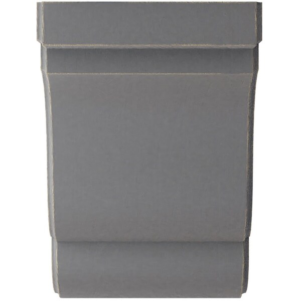 Ekena Millwork 5 1/4"W x 5"D x 7 1/2"H Bedford Wood Vintage Decor Bracket, Pebble Grey - BKTWD05X05X08BEPG