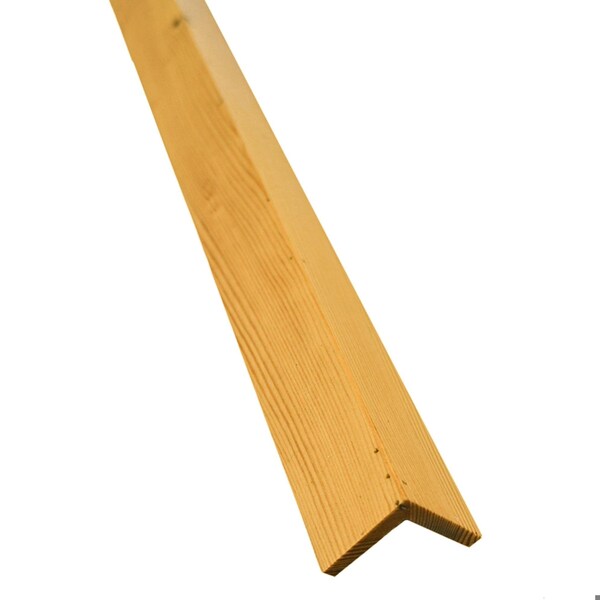 Timberchic Wood, Natural Pine, 48 in L, 1.25 in W, Satin Topcoat - 425