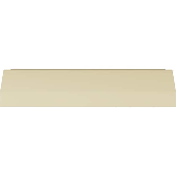 Ekena Millwork 4 1/8"H x 4 1/4"P x 5 7/8"F x 94 1/2"L Bateman Swag Crown Moulding - MLD04X04X05BA