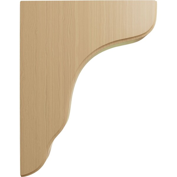 Ekena Millwork 1 3/4"W x 8 1/2"D x 11"H Plymouth Wood Bracket, Cherry - BKTW02X09X11PLCH