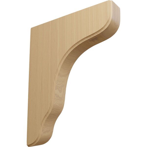 Ekena Millwork 1 3/4"W x 8 1/2"D x 11"H Plymouth Wood Bracket, Cherry - BKTW02X09X11PLCH