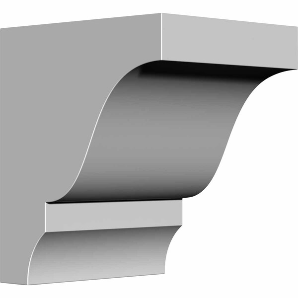 Ekena Millwork 4 1/2"W x 5 1/4"D x 6"H Wigan Bracket - BKT05X06X04WG