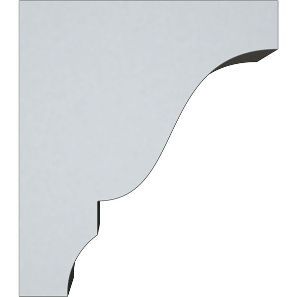 Ekena Millwork 4 1/2"W x 5 1/4"D x 6"H Wigan Bracket - BKT05X06X04WG