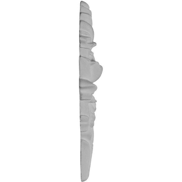 Ekena Millwork 1 5/8"W x 5 7/8"H x 3/4"P Hillsborough Flower Onlay - ONL02X06X01HI