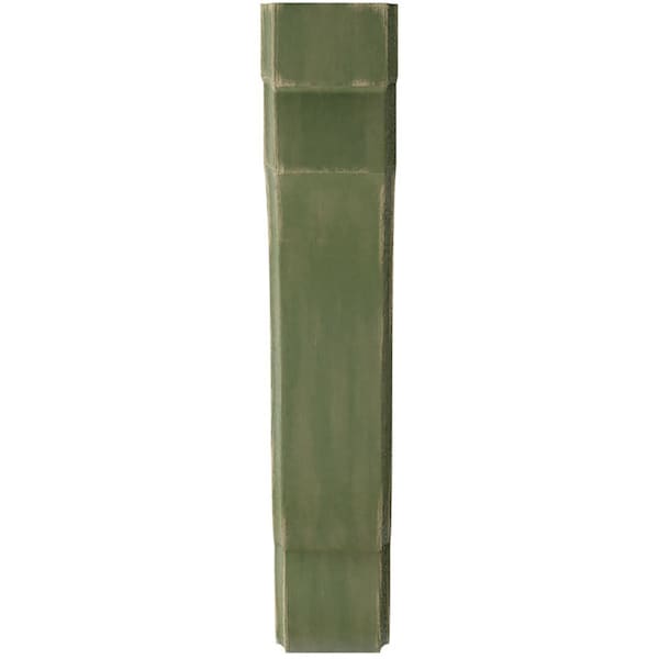 Ekena Millwork 1 3/4"W x 7 1/4"D x 9 1/2"H Bedford Wood Vintage Decor Bracket, Restoration Green - BKTWD02X07X10BEGR
