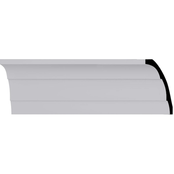 Ekena Millwork 4 3/4"H x 3 1/2"P x 5 7/8"F x 94 1/2"L, Adonis Crown Moulding - MLD04X03X04AD