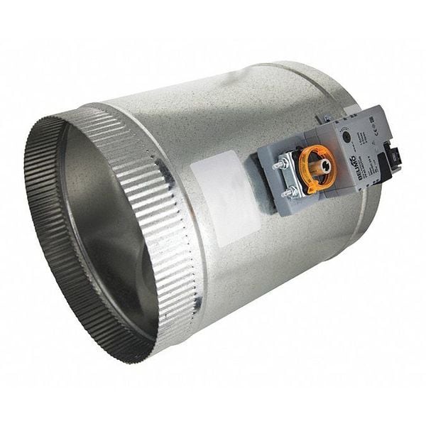 Io Hvac Controls Damper, 3 Wire, PO/PC, Round, 16" - MD-16