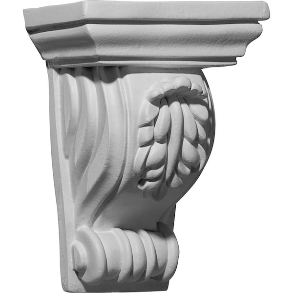 Ekena Millwork 4 5/8"W x 3"D x 6 3/8"H Tirana Corbel - COR04X03X06TI
