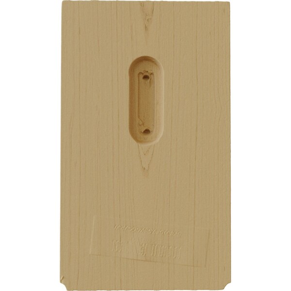 Ekena Millwork 3 1/2"W x 4"D x 6"H Clarksville Bracket, Alder - BKTW04X04X06CVAL