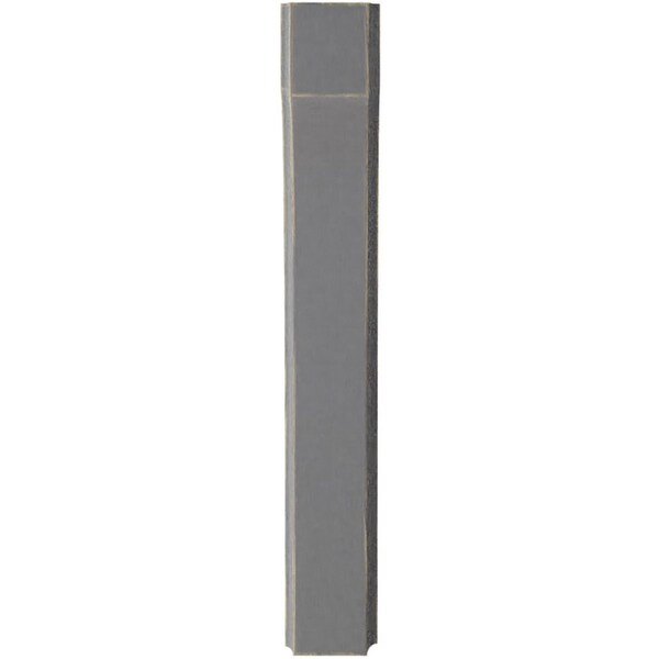 Ekena Millwork 1 3/4"W x 6"D x 12"H Clarksville Wood Vintage Decor Bracket, Pebble Grey - BKTWD02X06X12CVPG