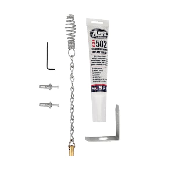 U.S. Fireplace Products Energy Top Install Kit - Chimney Damper Hardware Kit - No Cable - ETIK