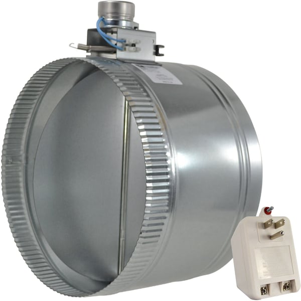 Suncourt 12" Fully Adjustable Motorized Airflow Control Damper - Normally Open - ZO212