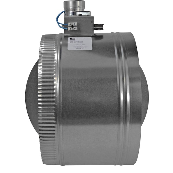 Suncourt 12" Fully Adjustable Motorized Airflow Control Damper - Normally Open - ZO212