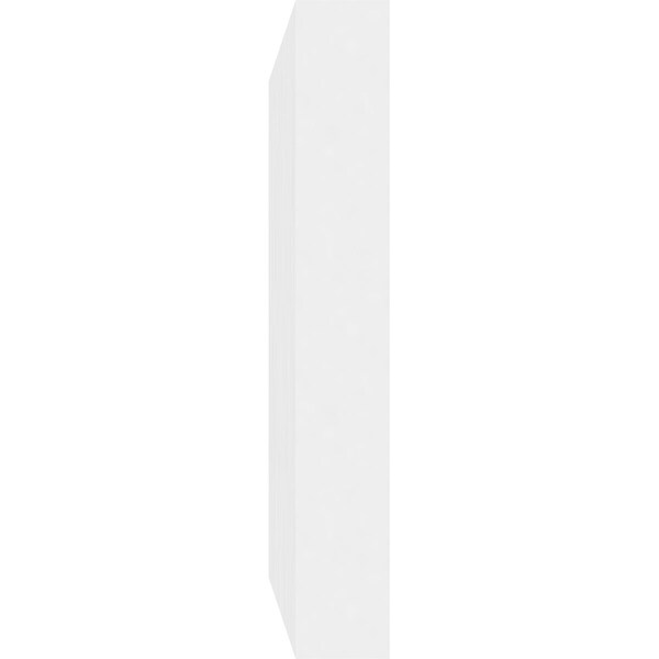 Ekena Millwork Monroe Architectural Grade PVC Dentil Trim w/Backplate, 7"H x 1"P x 84"L - DENP07MNR01