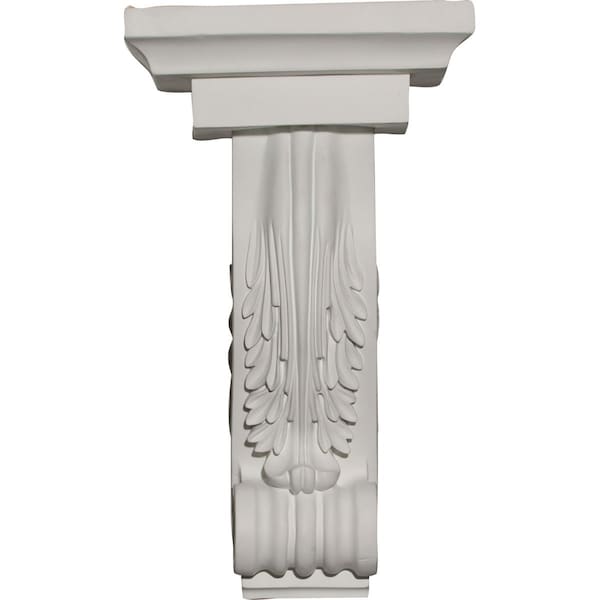 Ekena Millwork 11 5/8"W x 8 5/8"D x 20 1/4"H Strasbourg Corbel - COR11X08X20SG