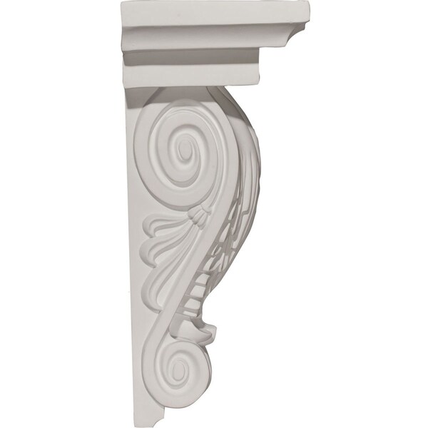 Ekena Millwork 11 5/8"W x 8 5/8"D x 20 1/4"H Strasbourg Corbel - COR11X08X20SG