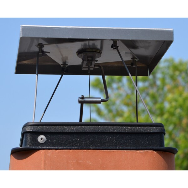 U.S. Fireplace Products Energy Top Damper - 13" x 13" - Chimney Damper - ET1313