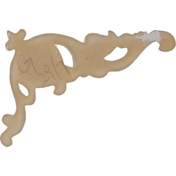 Ekena Millwork 6 1/8"W x 4 1/8"H x 5/8"P Seville Onlay, Left - ONL04X06X01SE-L