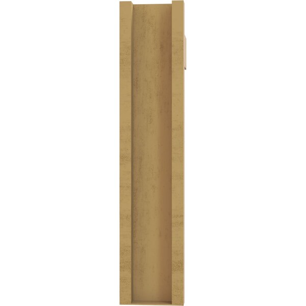 Ekena Millwork 5 1/2-in W x 22-in D x 26-in H Funston Block Rough Cedar Woodgrain TimberThane Outlooker, Primed Tan - OUTUR055X22X26FST44RCPR