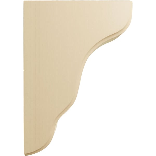 Ekena Millwork 1 3/4"W x 5 1/4"D x 7 1/2"H Plymouth Wood Bracket, Maple - BKTW02X05X08PLMA