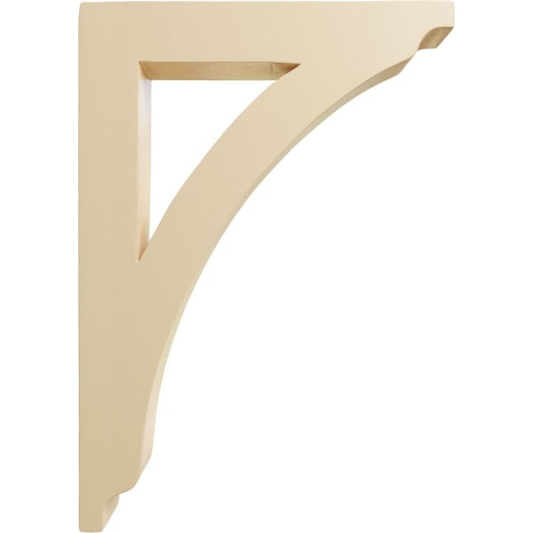 Ekena Millwork 1 3/4"W x 8 1/2"D x 12"H Large Thorton Wood Bracket, Maple - BKTW01X08X12THMA