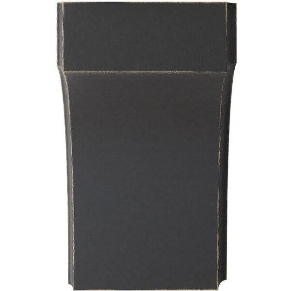 Ekena Millwork 3 1/2"W x 4"D x 6"H Clarksville Wood Vintage Decor Bracket, Black - BKTWD04X04X06CVBL