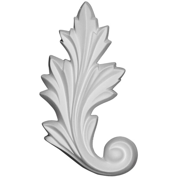 Ekena Millwork 5 3/4"W x 3 1/8"H x 5/8"P Medway Scroll Onlay, Left - ONL06X03X01ME-L