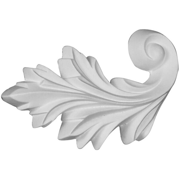 Ekena Millwork 5 3/4"W x 3 1/8"H x 5/8"P Medway Scroll Onlay, Left - ONL06X03X01ME-L