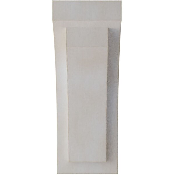Ekena Millwork 3"W x 4 3/4"D x 8"H Small Felix Wood Vintage Decor Corbel, Chalk Dust White - CORWD03X04X08FEWH
