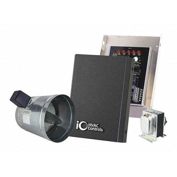 Io Hvac Controls Fresh Air Ventilation Kit, 10" - IO-FAV-10