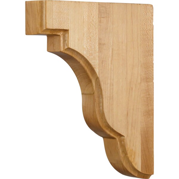 Hardware Resources 1-3/4" Wx7-1/2"Dx9-1/2"H Alder Square Edge Corbel - CORSQ-2ALD