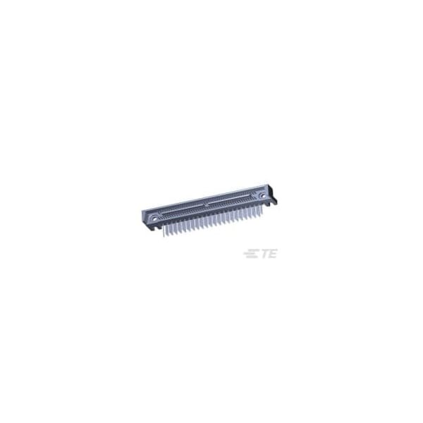 Conector de placa Te Connectivity, 110 contactos, 2 hileras, macho, ángulo recto, terminal de soldadura, aislante gris - 530733-8