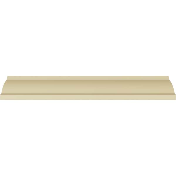 Ekena Millwork 2"H x 2"P x 2 3/4"F x 94 1/2"L Kent Traditional Smooth Crown Moulding - MLD02X02X02KE