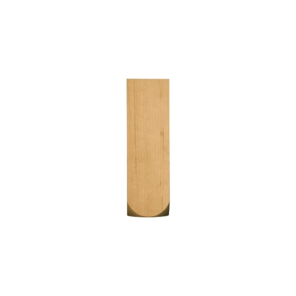 Osborne Wood Products 1 3/4 x 5 3/4 x 7/8 Small End Block in Rubberwood - 892042RW
