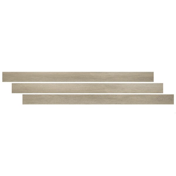 Msi LVT Trim, LVT, Gray-Light, 94 in L, 1.77 in W, Low Gloss - ZOR-LVT-TR-0561