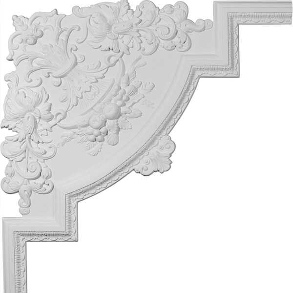 Ekena Millwork 28"W x 28"H x 3/4"P Loera Panel Moulding Corner (matches moulding PML02X00LO) - PML28X28LO