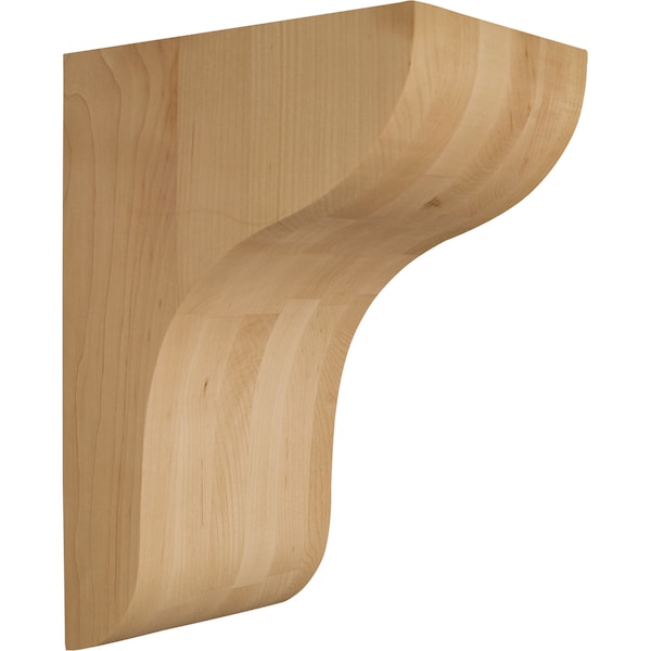 Osborne Wood Products 12 x 5 1/2 x 8 New York Contemporary Bracket in Knotty Pine - 8088P