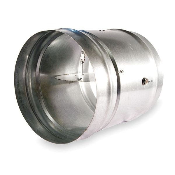 Dayton Round Fire Damper, 165 Deg F, 13-5/8 In. D - 2TFZ9