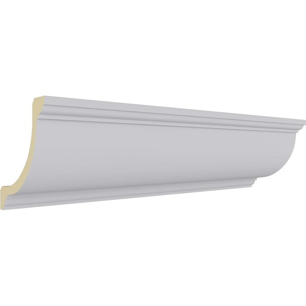 Ekena Millwork 6 3/8"H x 6 3/8"P x 9"F x 94 1/2"L Claremont Crown Moulding - MLD06X06X09CL