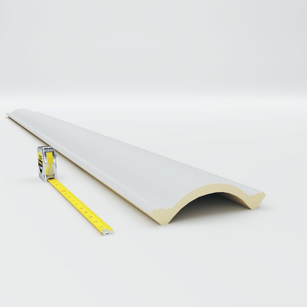 Ekena Millwork 6 3/8"H x 6 3/8"P x 9"F x 94 1/2"L Claremont Crown Moulding - MLD06X06X09CL