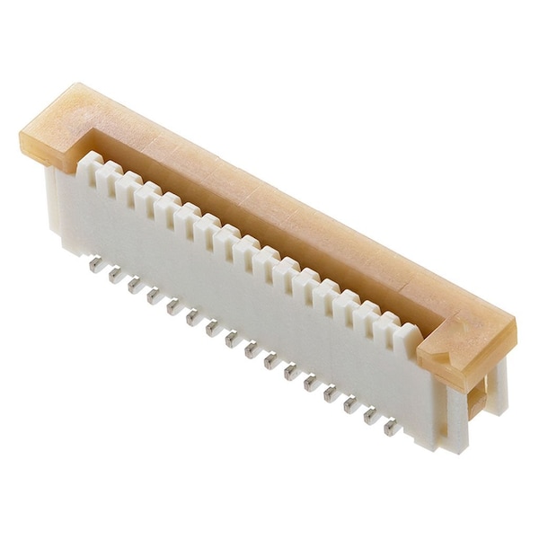 Conector FFC/FPC Molex, 7 contactos, 1 fila, hembra, recto, paso de 0.039 pulgadas, montaje en superficie - 526100771.