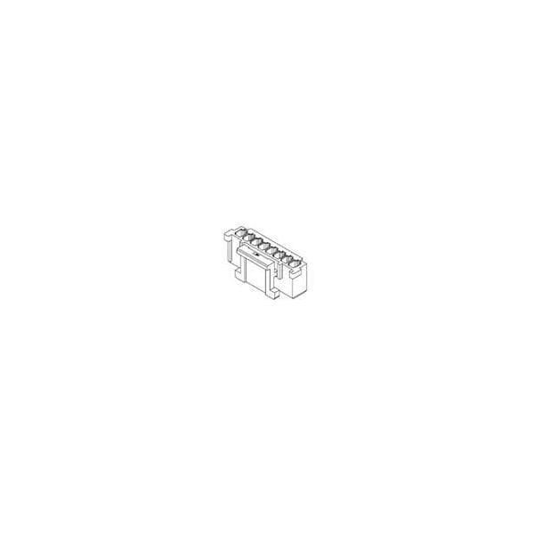 Conector de placa Molex, 16 contactos, 1 fila, hembra, paso de 0.079 pulgadas, terminal de crimpar, bloqueo polarizado - 355071600